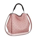 Knockoff Louis Vuitton gefälschte LV Babylone PM Tasche Mahina Leder M50033 BLV264. Mit der Babylone Tasche