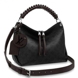 Knockoff Louis Vuitton falso LV Beaubourg Hobo MM Mahina Pelle M56073 BLV233. Il Beaubourg Hobo MM borsa è realizzata in pelle di vitello Mahina perForated con il modello Monogram. Vanta un elegante intrecciato in pelle maniglia superiore.