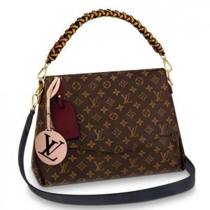 Knockoff Louis Vuitton fake LV Beaubourg MM Bag Monogram Canvas M43953 BLV309. The season??s Beaubourg handbag in supple Monogram canvas presents a host of refined