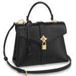 Knockoff Louis Vuitton fake LV Black Rose Ees Vents PM Bag M53821 BLV744. The striking Rose des Vents PM handbag is made from grained and smooth calf leather and boasts gold-color hardware including a gold-color LV padlock. A perfect everyday companion For a sophisticated silhouette