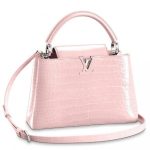 Knockoff Louis Vuitton fake LV Capucines PM Crocodile Bag N93594 BLV833. This exceptional Capucines PM is fashioned of embossed crocodile leather