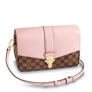 Knockoff Louis Vuitton fake LV Clapton PM Bag Damier Ebene N44244 BLV128. The new mix of Damier Ebene canvas and lightly grained calf leather produces an urban-chic model with a decidedly youthful