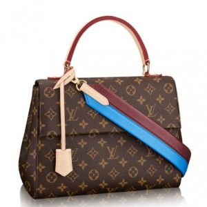 Knockoff Louis Vuitton fake LV Cluny MM Bag Monogram Canvas M42735 BLV468. The bag??s pure