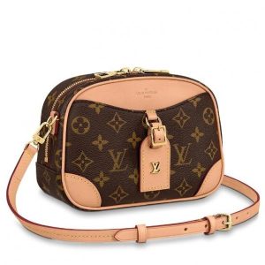 Knockoff Louis Vuitton fake LV Deauville Mini Bag Monogram Canvas M45528 BLV330. For Fall-Winter 2020