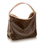 Knockoff Louis Vuitton fake LV Delightful MM Bag Monogram Canvas M50156 BLV439. The Delightful Monogram MM embodies everyday elegance. In supple yet resistant Monogram canvas