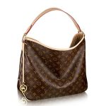 Knockoff Louis Vuitton fake LV Delightful PM Bag Monogram Canvas M50154 BLV441. The lightweight Delightful Monogram PM is a classic blend of glamour and practicality. Supple yet durable Monogram canvas is complemented by fine golden brass details and a spacious A4-sized interior.