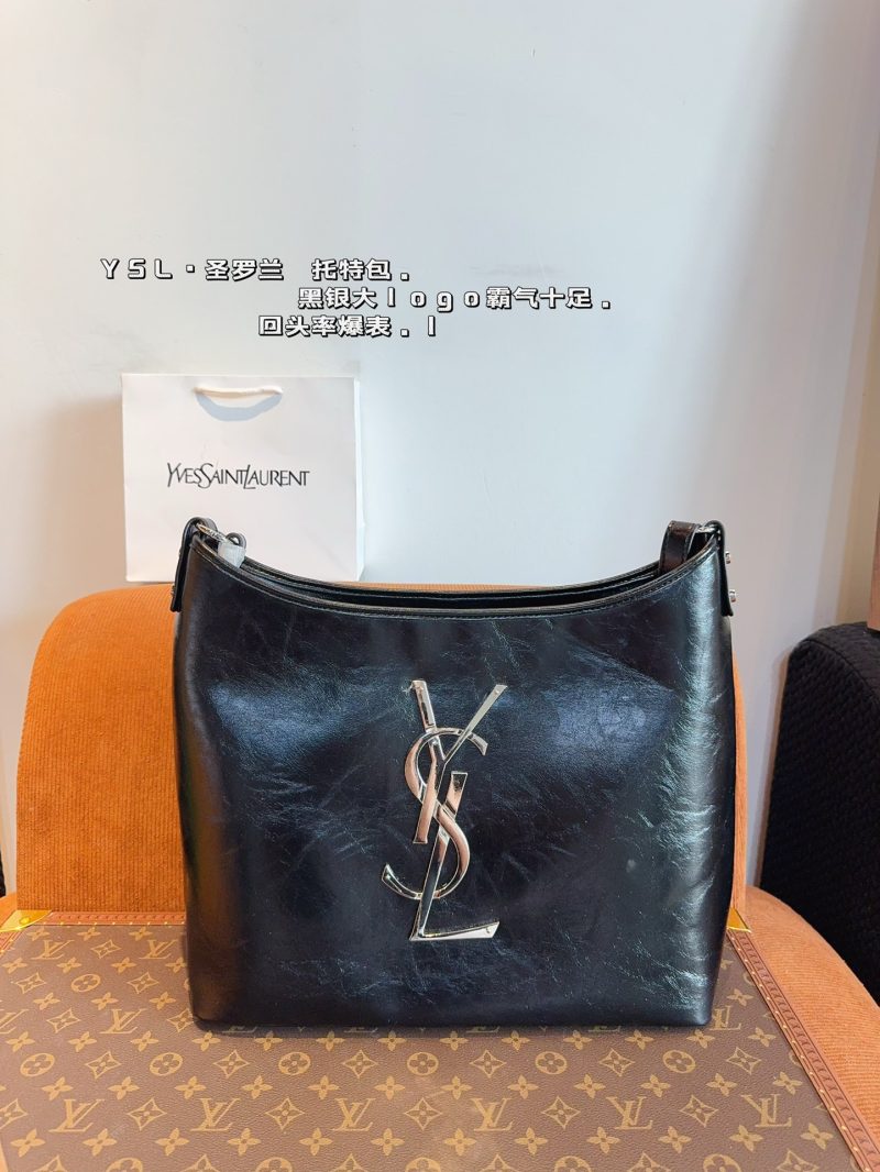 Horizontal Yves Saint Laurent YSL Tote Bag Shopping Bag