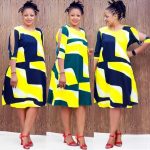 This 3xl African Plus Size Women's Round Neck 3/4 Sleeve Pocket Dress Made Of Soft And Elastic Fabric. Global Lover Wholesale Plus Size Dresses And Hope Curvy Ladies Find Here a Warm And Exciting Place To Shop Affordable Curvy Dresses Online - Plus Size Casual