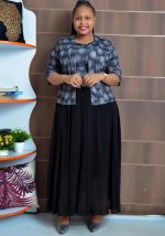 This Africa Plus Size Women Top Dress Two-Piece Set Made Of Soft And Elastic Fabric. Global Lover Wholesale Plus Size Dresses And Hope Curvy Ladies Find Here a Warm And Exciting Place To Shop Affordable Curvy Dresses Online - Plus Size Casual