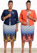 This African Plus Size Women's Dress With Matching Jacket Design And Made Of Comfortable And Elastic Fabric. Wholesale Plus Size Two Piece Sets Is a Must-Have Item For Curvy Ladies. Two Piece Sets Can Either Be Worn Together Or Individually