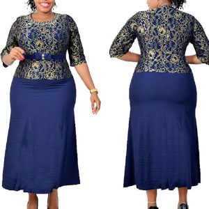 This African Plus Size Women's Lace Formal Party Dress Made Of Soft And Elastic Fabric. Global Lover Wholesale Plus Size Dresses And Hope Curvy Ladies Find Here a Warm And Exciting Place To Shop Affordable Curvy Dresses Online - Plus Size Casual