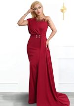 This African Plus Size Women's One Shoulder Feather Maxi Dress Formal Party Bridesmaid Wedding Evening Dress Made Of Soft And Elastic Fabric. Global Lover Wholesale Plus Size Dresses And Hope Curvy Ladies Find Here a Warm And Exciting Place To Shop Affordable Curvy Dresses Online - Plus Size Casual