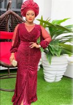 This African Women Plus Size Beaded Sequin Party Dress Made Of Soft And Elastic Fabric. Global Lover Wholesale Plus Size Dresses And Hope Curvy Ladies Find Here a Warm And Exciting Place To Shop Affordable Curvy Dresses Online - Plus Size Casual