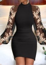 This Autumn And Winter Round Neck Lace Long Sleeve Slim Waist Bodycon Dress Women's Clothing Design Made Of High Quality Polyster And Spandex Material. It Come With Good Stretch And Wearing Comfortable And Feeling Freedom. The Tight And Fitted Dress Is The Most Popular Options From Party Girls. Shop Bodycon Dresses At Global Lover And Find Amazing Designs Sequins