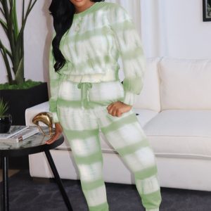 This Autumn And Winter Women's Round Neck Striped Hoodies Fashion Casual Pants Plus Size Two Piece Set Design And Made Of Comfortable And Elastic Fabric. Wholesale Plus Size Two Piece Sets Is a Must-Have Item For Curvy Ladies. Two Piece Sets Can Either Be Worn Together Or Individually