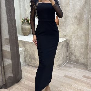 This Autumn Long Sleeve Slim Fit Sexy Long Dress Design Made Of High Quality Polyster And Spandex Material. It Come With Good Stretch And Wearing Comfortable And Feeling Freedom. The Tight And Fitted Dress Is The Most Popular Options From Party Girls. Shop Bodycon Dresses At Global Lover And Find Amazing Designs Sequins