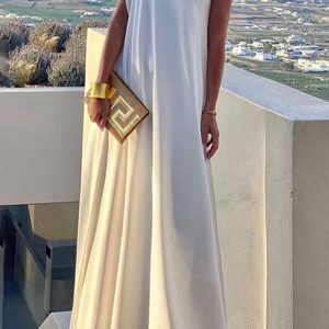 This Autumn Winter Women's Chic Fashion One Shoulder Formal Party Gown Long Dress Design Made Of High Quality Polyster And Spandex Material