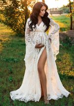 This Bohemian Style Maternity Lace Short Dress Made Of Soft And Comfortable Material. It Is a Must-Have Item For Pregnant Women. Global Lover Offer Newest Wholesale Maternity Dresses And Hope Pregnant Ladies Find Here a Warm And Exciting Place To Shop Affordable Pregnant Dresses - Pregnant Casual Dresses