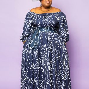 This Boutique Plus Size Women's Summer Fat Girl Loose Lace Printed Swing Skirt Made Of Soft And Elastic Fabric. Global Lover Wholesale Plus Size Dresses And Hope Curvy Ladies Find Here a Warm And Exciting Place To Shop Affordable Curvy Dresses Online - Plus Size Casual