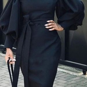 This Casual Chic Career Slim Bodycon Professional Office Ol Long Dress Design Made Of High Quality Polyster And Spandex Material. It Come With Good Stretch And Wearing Comfortable. Women¡¯s Midi Dresses Is Omnipotent And Suit For All Kinds Of Occasions - Daily Wear