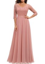 This Elegant Lace Patchwork Long Slim Waist Elegant Gown Dress Design Made Of Good Quality Polyster And Spandex Material