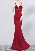 This Evening Dress Women Formal Party Princess Sexy Elegant Slim Black Mermaid Dress Design Made Of Good Quality Polyster And Spandex Material