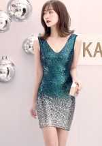 This Formal Party Evening Dress Sexy Long Company Annual Meeting Bodycon Short Dress For Women Design Made Of Good Quality Polyster And Spandex Material