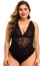 This Funny Lingerie Plus Size One-Piece Sexy Lacemesh Patchwork Tight Fitting Pajamas Made Of Durable And Elastic Material. Women¡¯s Plus Size Wholesale Lingerie At Global Lover Pay More Attention To The Novelty And Uniqueness Of Styles. We Offer Huge Selections Of Sexy Plus Size Lingerie Xl