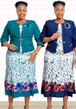 This Plus Size African Women Print Dress And Coat Two Piece Design And Made Of Comfortable And Elastic Fabric. Wholesale Plus Size Two Piece Sets Is a Must-Have Item For Curvy Ladies. Two Piece Sets Can Either Be Worn Together Or Individually