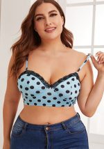 This Plus Size Dotty Print Bra Made Of Durable And Elastic Material. Women¡¯s Plus Size Wholesale Lingerie At Global Lover Pay More Attention To The Novelty And Uniqueness Of Styles. We Offer Huge Selections Of Sexy Plus Size Lingerie Xl