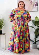 This Plus Size Dress Chic Print Fashion Button Loose Long Sleeve Dress Made Of Soft And Elastic Fabric. Global Lover Wholesale Plus Size Dresses And Hope Curvy Ladies Find Here a Warm And Exciting Place To Shop Affordable Curvy Dresses Online - Plus Size Casual