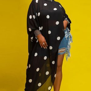 This Plus Size Dress Summer Loose Plus Size Plus Bat Sleeves Printed Long Dress Made Of Soft And Elastic Fabric. Global Lover Wholesale Plus Size Dresses And Hope Curvy Ladies Find Here a Warm And Exciting Place To Shop Affordable Curvy Dresses Online - Plus Size Casual