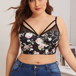 This Plus Size Floral Print Bra Made Of Durable And Elastic Material. Women¡¯s Plus Size Wholesale Lingerie At Global Lover Pay More Attention To The Novelty And Uniqueness Of Styles. We Offer Huge Selections Of Sexy Plus Size Lingerie Xl