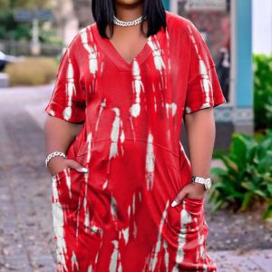 This Plus Size Ladies Print Short Sleeve Dress Made Of Soft And Elastic Fabric. Global Lover Wholesale Plus Size Dresses And Hope Curvy Ladies Find Here a Warm And Exciting Place To Shop Affordable Curvy Dresses Online - Plus Size Casual