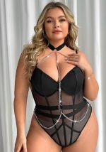 This Plus Size Plus Size Sexy Nightdress Size Sexy See-Through Lingerie Made Of Durable And Elastic Material. Women¡¯s Plus Size Wholesale Lingerie At Global Lover Pay More Attention To The Novelty And Uniqueness Of Styles. We Offer Huge Selections Of Sexy Plus Size Lingerie Xl