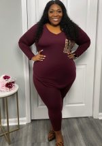 This Plus Size Women Casual Leopard Print Pocket Top And Pant Two-Piece Set Design And Made Of Comfortable And Elastic Fabric. Wholesale Plus Size Two Piece Sets Is a Must-Have Item For Curvy Ladies. Two Piece Sets Can Either Be Worn Together Or Individually