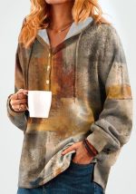 Diese Plus Size Frauen Casual Print Loose Hoodies von bequemen und elastischen Stoff gemacht. Es ist Großhandel Sexy Plus Size Tops für Frauen. Mit dem allmählichen Anstieg des feministischen Bewusstseins