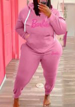 This Plus Size Women Casual Sports Hoodies And Pant Two-Piece Set Design And Made Of Comfortable And Elastic Fabric. Wholesale Plus Size Two Piece Sets Is a Must-Have Item For Curvy Ladies. Two Piece Sets Can Either Be Worn Together Or Individually