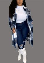 This Plus Size Women Fall Winter Turndown Collar Button Pocket Long Sleeve Jacket Made Of Comfortable And Soft Fabric. It Is a Must-Have Item For Curvy Ladies In Autumn And Winter. Global Lover Offer All Kinds Of Women¡¯s Plus Size Coat And Hope Curvy Ladies Find Here a Warm And Exciting Place To Shop - Wholesale Plus Size Jackets