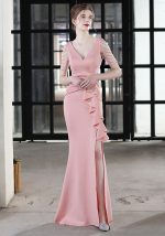 This Plus Size Women Formal Party Mermaid Maxi Evening Dress Made Of Soft And Elastic Fabric. Global Lover Wholesale Plus Size Dresses And Hope Curvy Ladies Find Here a Warm And Exciting Place To Shop Affordable Curvy Dresses Online - Plus Size Casual