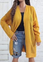 This Plus Size Women Hollow Casual Jacket Made Of Comfortable And Soft Fabric. It Is a Must-Have Item For Curvy Ladies In Autumn And Winter. Global Lover Offer All Kinds Of Women¡¯s Plus Size Coat And Hope Curvy Ladies Find Here a Warm And Exciting Place To Shop - Wholesale Plus Size Jackets