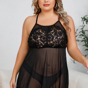 Questo Plus Size donne pizzo patchwork lingerie sexy fatta di materiale durevole ed elastico. Lingerie donna Plus Size all'ingrosso a Global Lover prestare maggiore attenzione alla novità e l'unicità di stili. Offriamo enormi selezioni di lingerie sexy Plus Size Xl