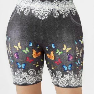 Diese Plus Size Frauen Print Basic Short Cycling Shorts Design aus strapazierfähigem und dehnbarem Material. Es ist ein Must-Have Element für Ihren Kleiderschrank. Global Lover bieten eine reiche Auswahl an Großhandel Plus Size Bottoms. Sie werden eine breite Palette Stoff finden