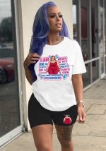 This Plus Size Women Printed t-Shirt Shorts Two-Piece Set Design And Made Of Comfortable And Elastic Fabric. Wholesale Plus Size Two Piece Sets Is a Must-Have Item For Curvy Ladies. Two Piece Sets Can Either Be Worn Together Or Individually