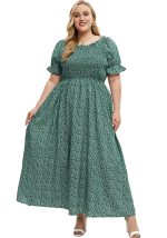 This Plus Size Women Round Neck Dress Made Of Soft And Elastic Fabric. Global Lover Wholesale Plus Size Dresses And Hope Curvy Ladies Find Here a Warm And Exciting Place To Shop Affordable Curvy Dresses Online - Plus Size Casual