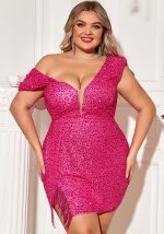 This Plus Size Women Sequin Tassel Dress Made Of Soft And Elastic Fabric. Global Lover Wholesale Plus Size Dresses And Hope Curvy Ladies Find Here a Warm And Exciting Place To Shop Affordable Curvy Dresses Online - Plus Size Casual