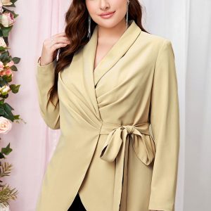 This Plus Size Women Sexy Lace Up Dress Made Of Comfortable And Soft Fabric. It Is a Must-Have Item For Curvy Ladies In Autumn And Winter. Global Lover Offer All Kinds Of Women¡¯s Plus Size Coat And Hope Curvy Ladies Find Here a Warm And Exciting Place To Shop - Wholesale Plus Size Jackets