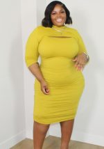 This Plus Size Women Sexy Strapless Dress Made Of Soft And Elastic Fabric. Global Lover Wholesale Plus Size Dresses And Hope Curvy Ladies Find Here a Warm And Exciting Place To Shop Affordable Curvy Dresses Online - Plus Size Casual