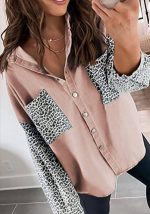 This Plus Size Women Shirt Leopard Patchwork Loose Long Sleeve Top Made Of Comfortable And Elastic Fabric. It Is Wholesale Sexy Plus Size Tops For Women. With The Gradual Rise Of Feminist Awareness