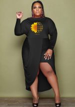 This Plus Size Women Solid Long Sleeve Fake Two-Piece Dress Made Of Soft And Elastic Fabric. Global Lover Wholesale Plus Size Dresses And Hope Curvy Ladies Find Here a Warm And Exciting Place To Shop Affordable Curvy Dresses Online - Plus Size Casual